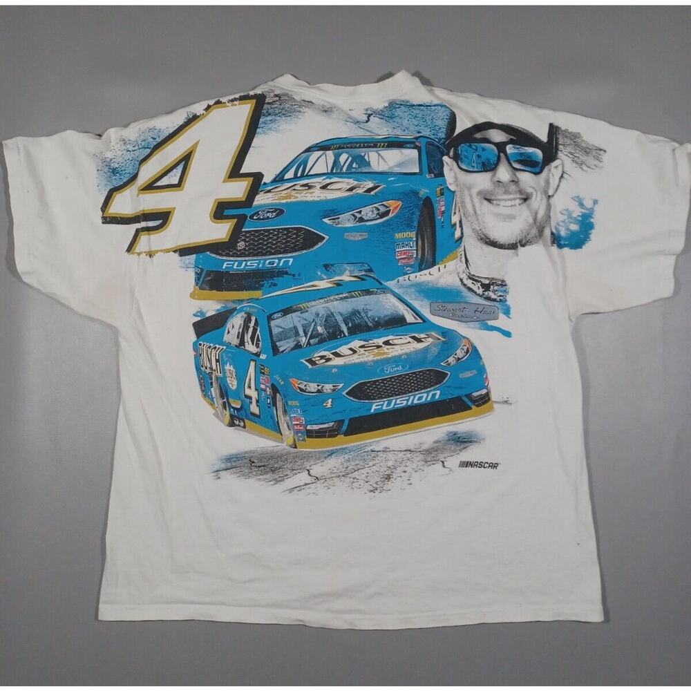 NASCAR‎ Shirt Mens 2XL Kevin Harvick Stewart Haas Racing Double Sided - Picture 6 of 6
